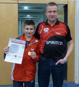 BaWÜ U13 Brieske Timo und Papa