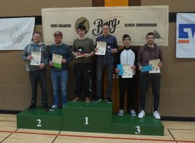 6-1-2018 Turnier in Berg Claudius Hini und Sarhad Noori 3. Platz